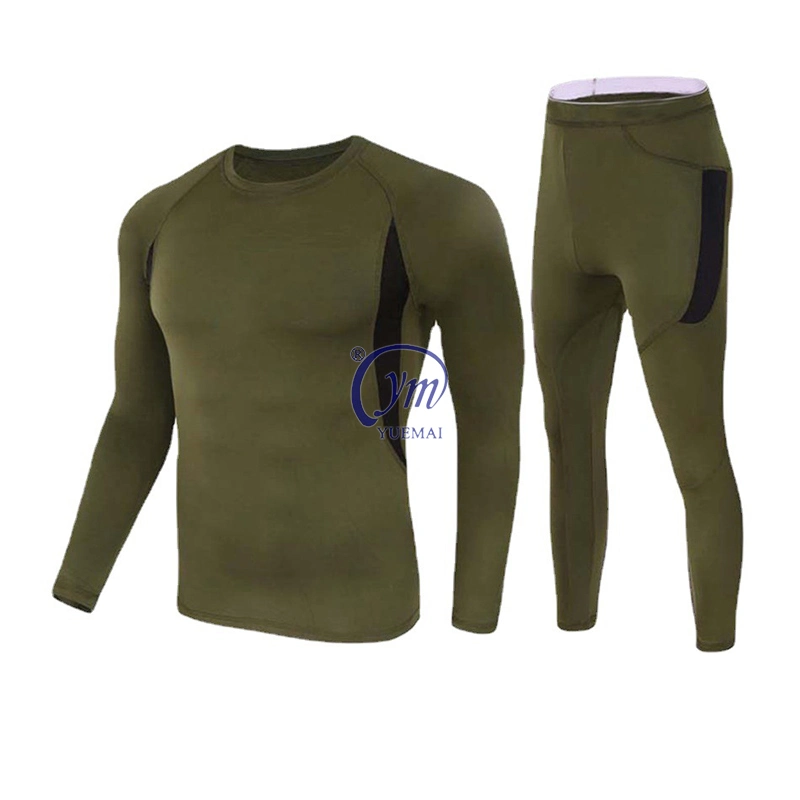 Wholesale Cold Weather Men′s Tactical Fleece Winter Thermal Underwear Ultra Soft Long Johns Set
